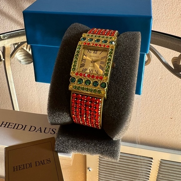 Heidi Daus Accessories - Heidi Daus Colorful Watch Cuff Limited Edition Collection🧡💚
